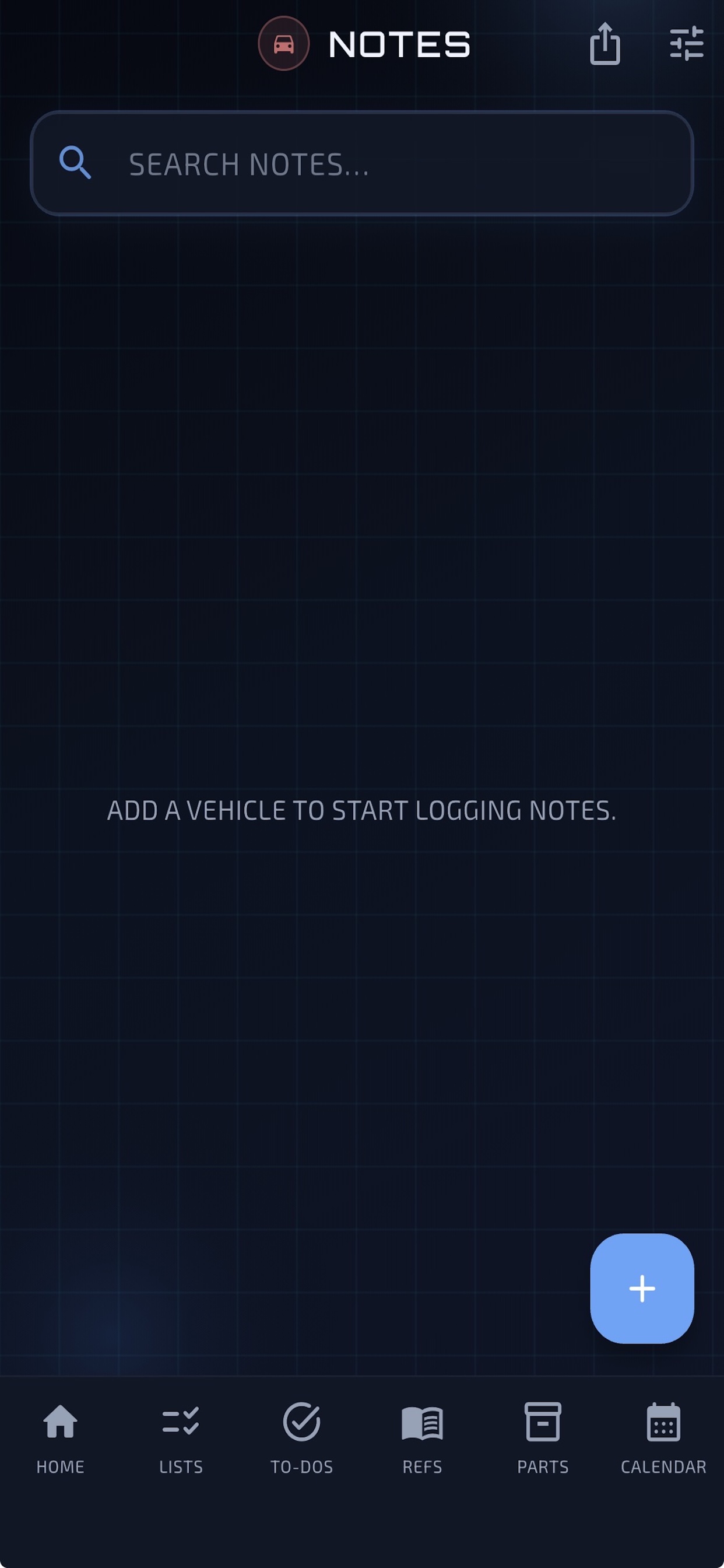 Maintenance notes